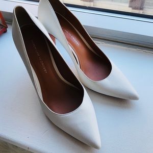 Derek Lam 10 Crosby White Pumps